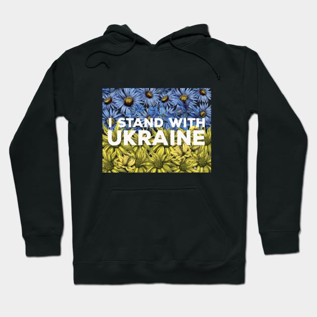 I STAND WITH UKRAINE Hoodie by BrookeFischerArt